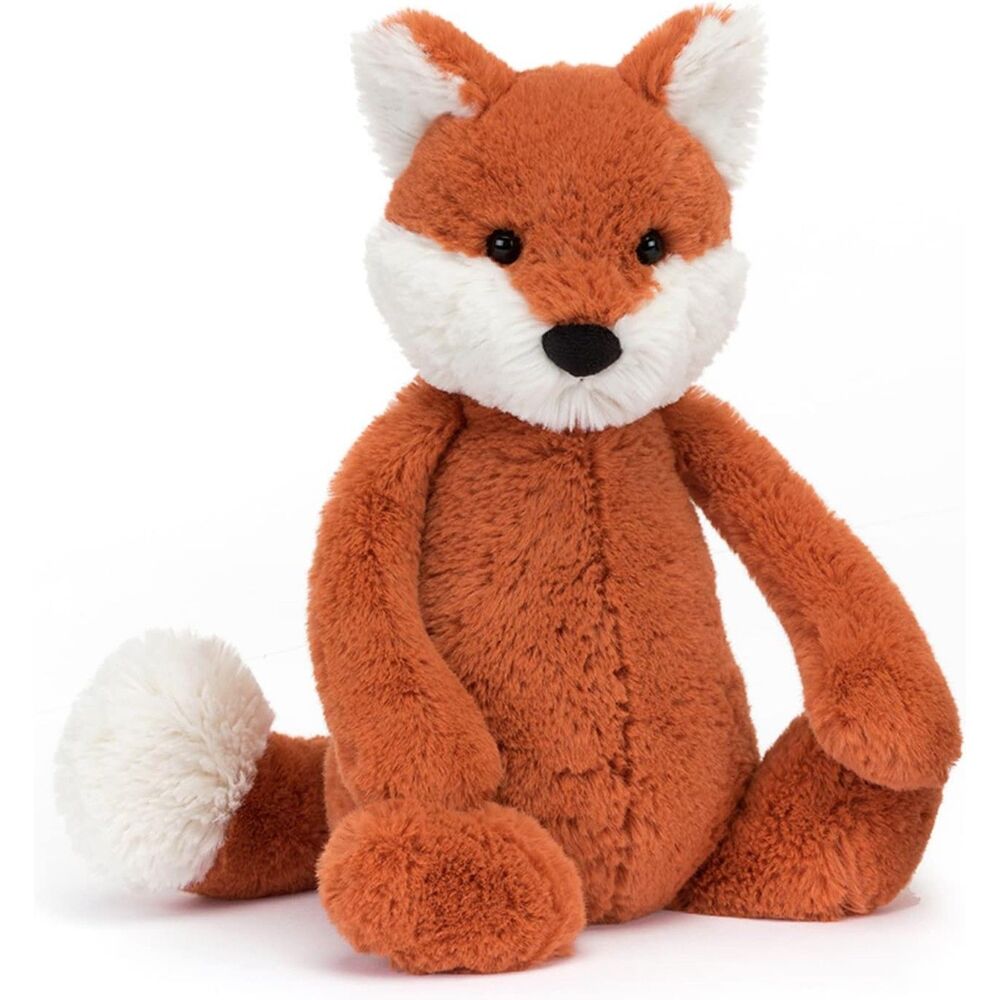 Jellycat Bashful Fox Cub Plush Stuffed Animal Medium 12 Inch New